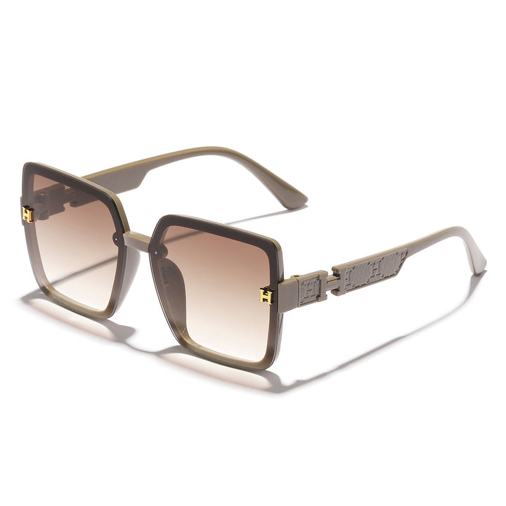 Women's oversized fashionable sunglasses with elegant gradient Bowlift