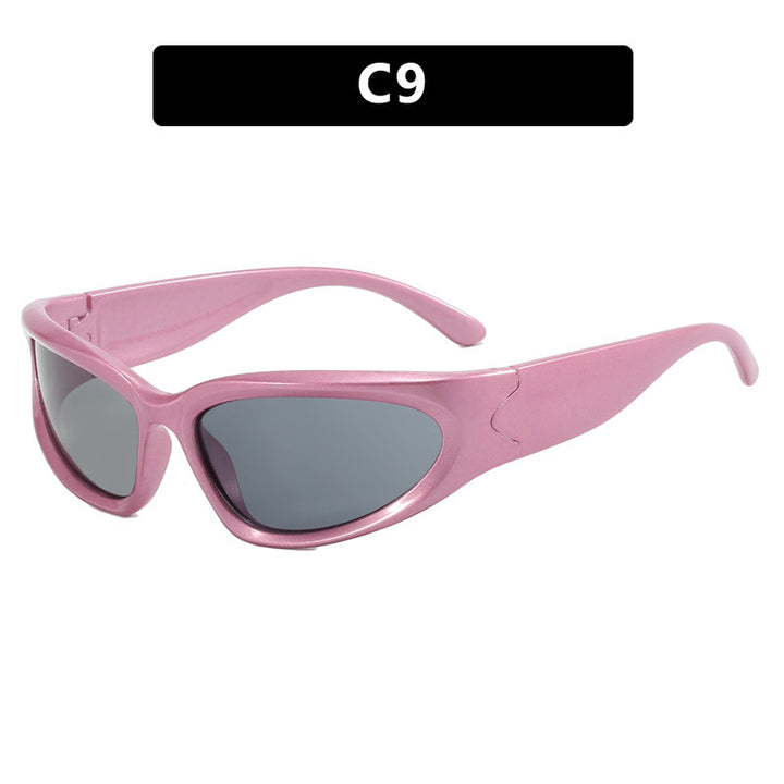 Women's sporty sunglasses with ergonomic design and polarized lenses Bowlift