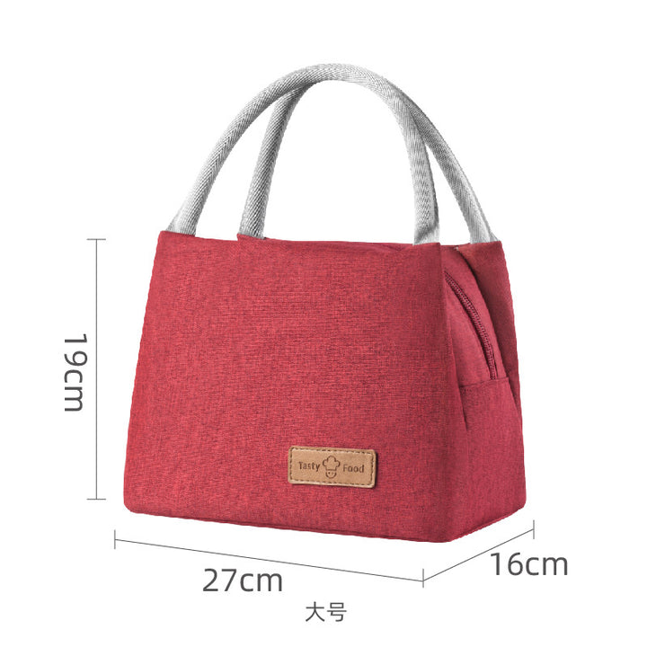 Insulated Lunch Tote with Side Pocket Bowlift