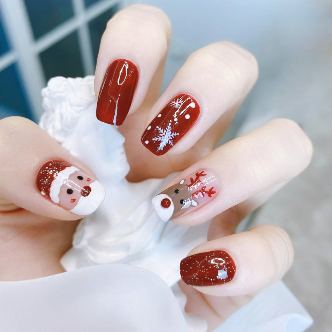Holiday-Themed 3D Nail Art Set Bowlift