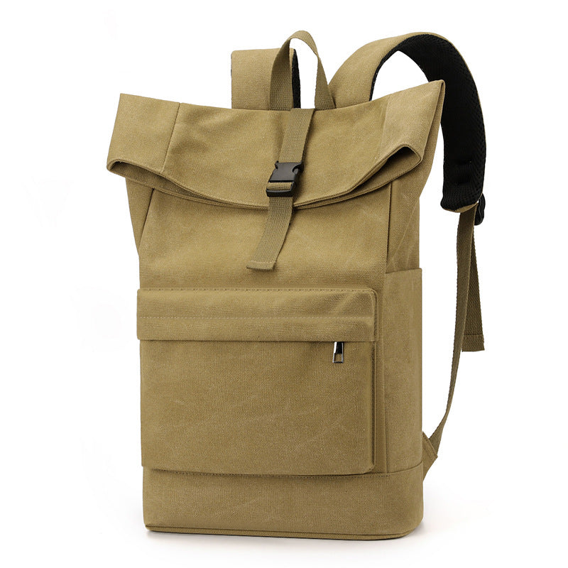 Stylish Roll-Top Urban Backpack Bowlift