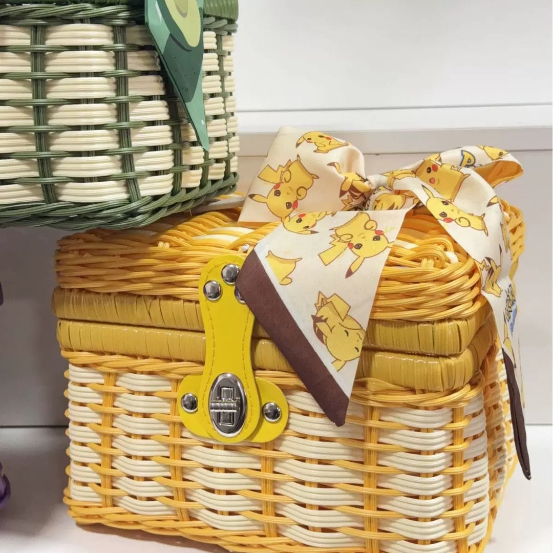 Women Robust Rattan Storage Box Bowlift