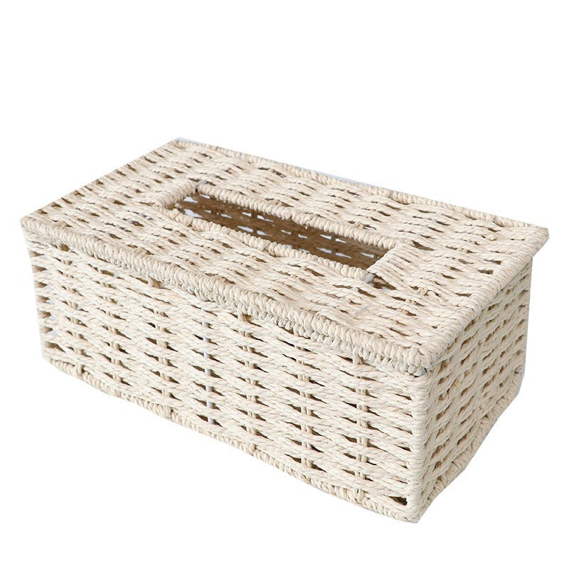 Ladies Storage Basket in Natural Woven Look Bowlift