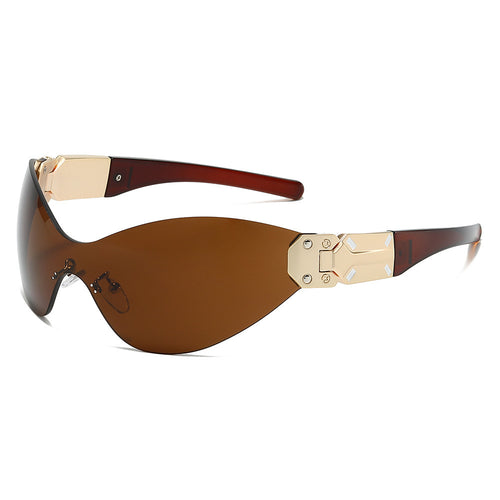 High-Performance Retro Shield Sunglasses Bowlift