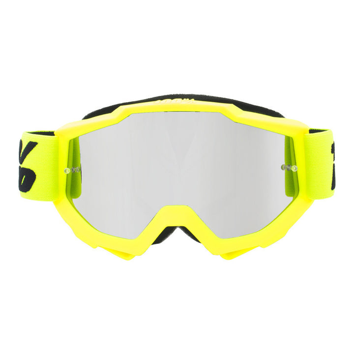 Impact resistant anti fog motocross goggles with OTG fit Bowlift