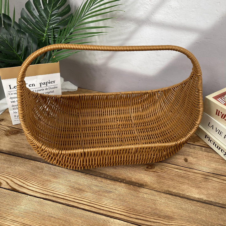 Women's oval basket for creative storage Bowlift