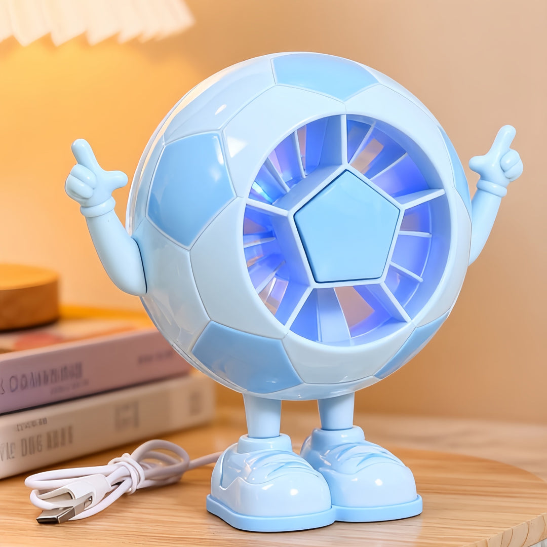 Ladies creative table fan in football style Bowlift