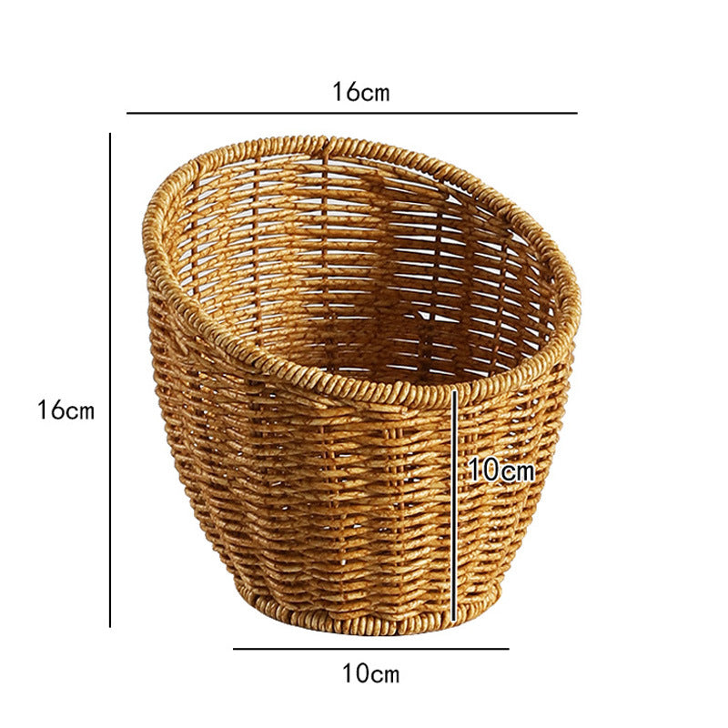 Unisex Handcrafted Decoration Basket with Modern Design Bowlift