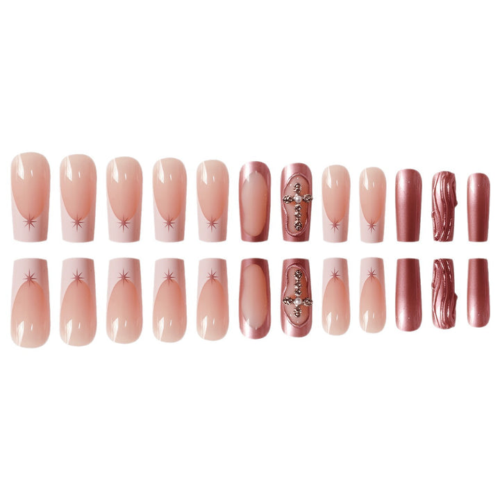 Artistic Long Nail Set Bowlift