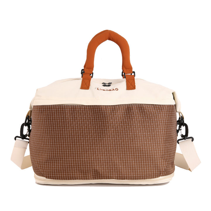 Multi-Purpose Travel Duffel with Water-Resistant Features