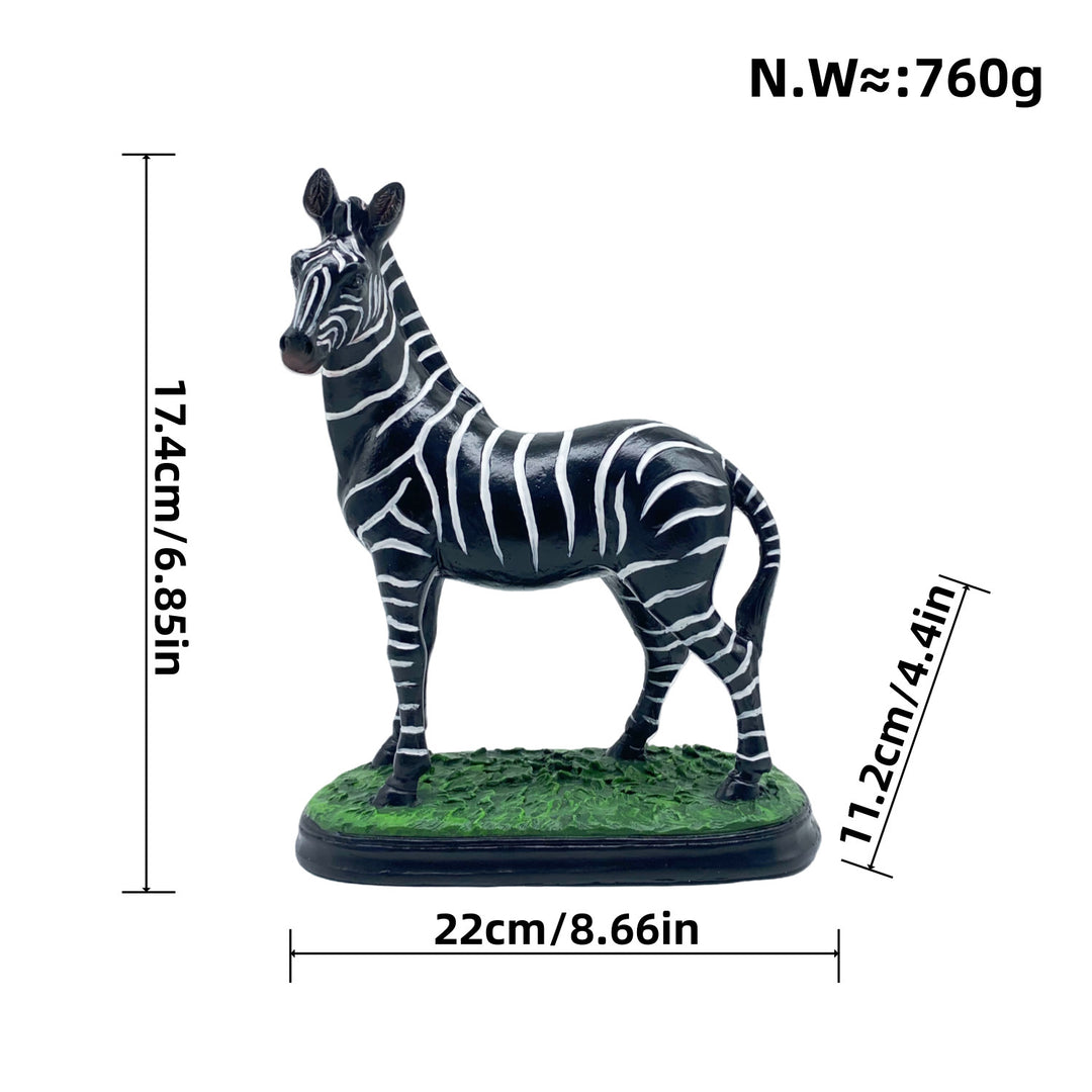 Decorative Zebra Figure Bowlift
