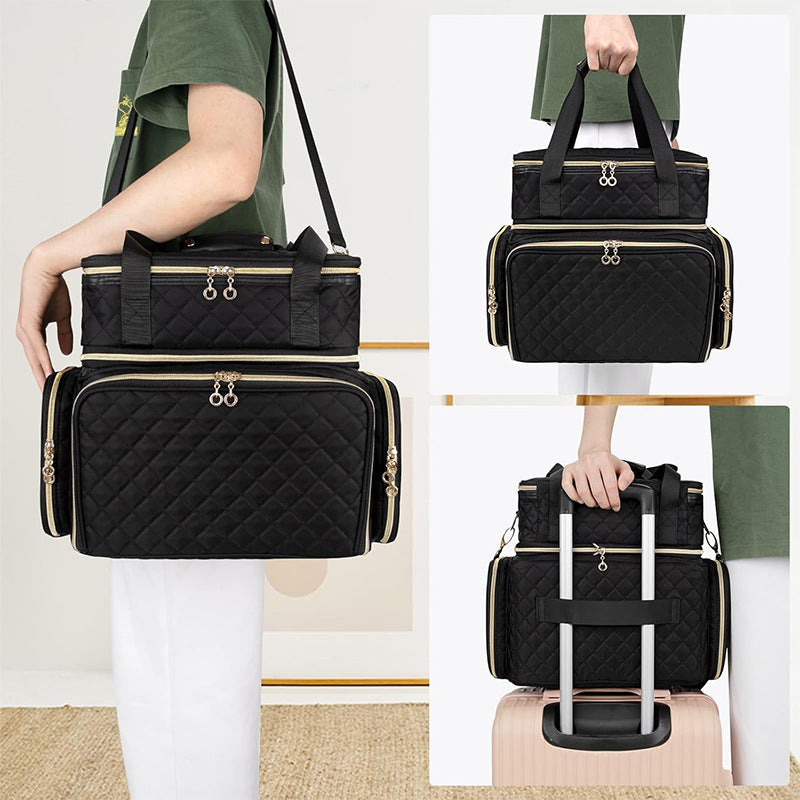 Elegant Quilted Storage Bag Bowlift