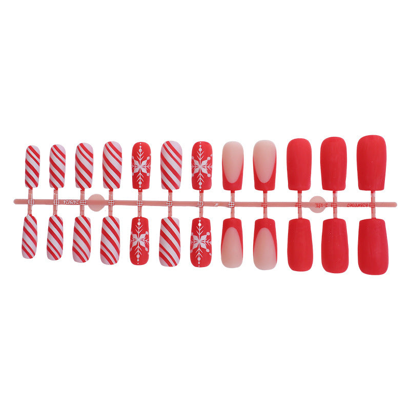 Festive Holiday Press-On Nail Set Bowlift 1788495649