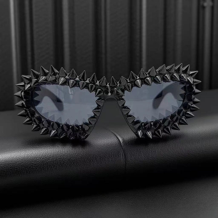 Women's statement sunglasses with creative stud accents Bowlift