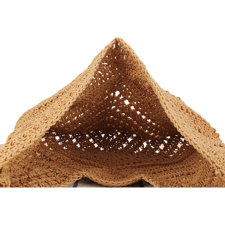 Handbag Made of Braided Natural Material with Inner Pocket Bowlift