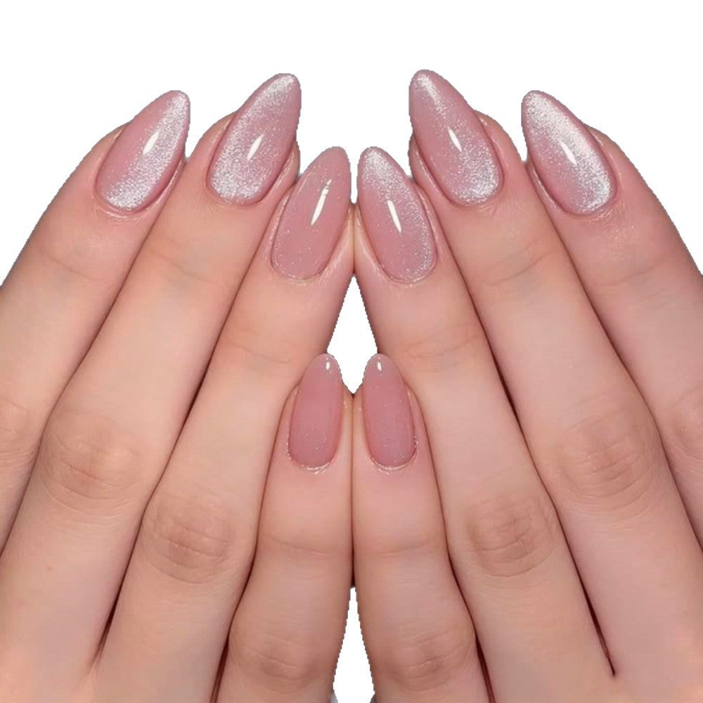 Artificial nails with elegant mirror shine Bowlift