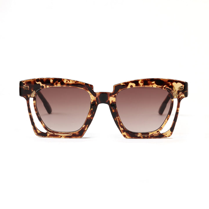 Ladies trendy geometric sunglasses with stylish square frame Bowlift