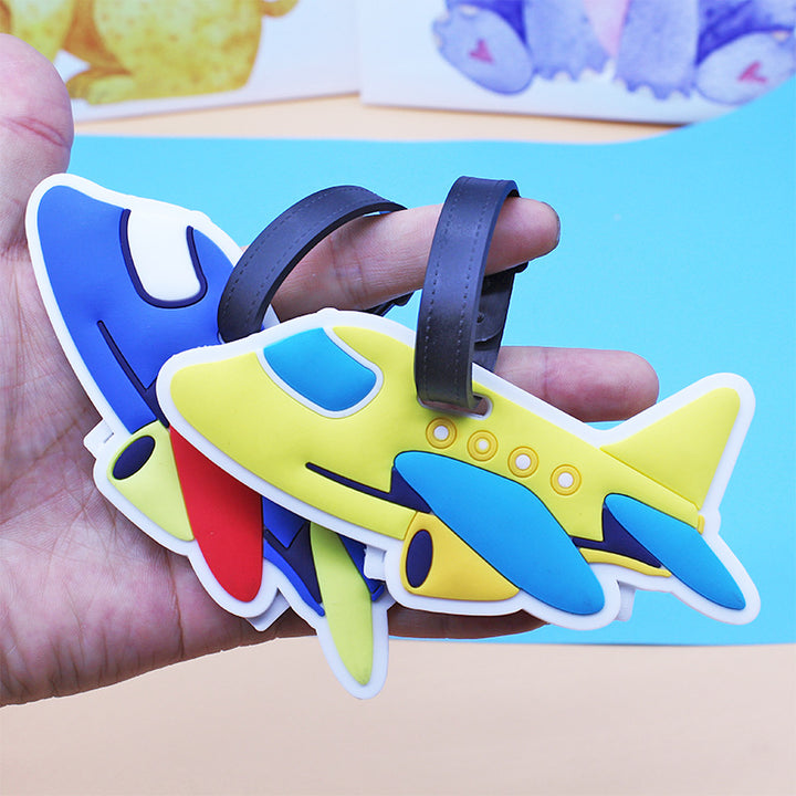 Unisex Airplane-Shaped Luggage Tag Bowlift