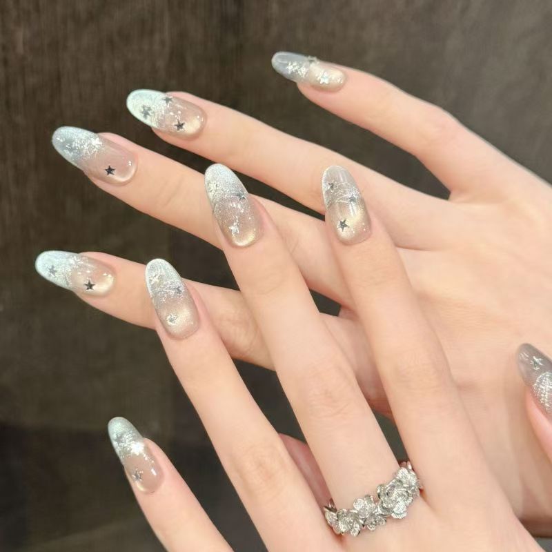 Premium Glitter Press-On Nail Tips Bowlift