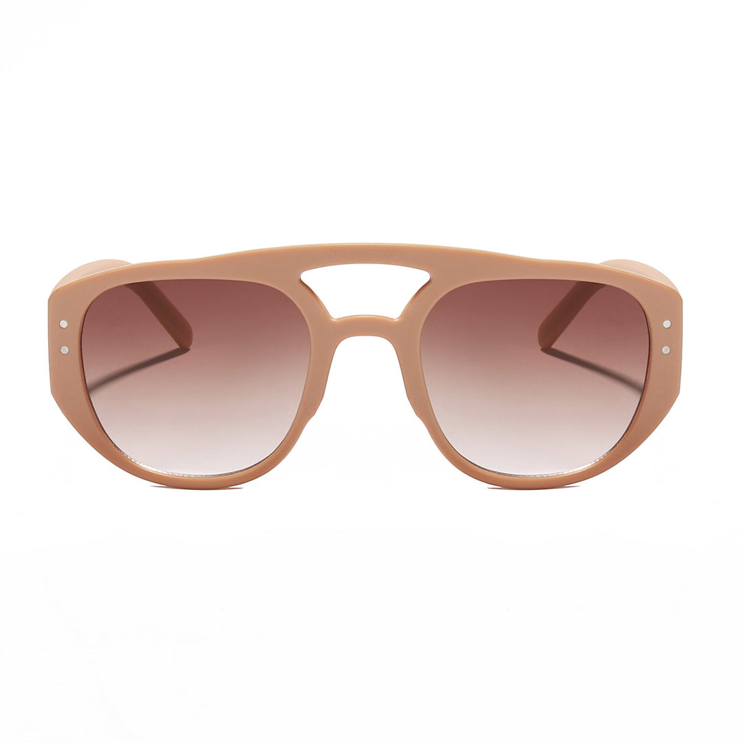 Women's oversized sunglasses with modern, textured frame Bowlift