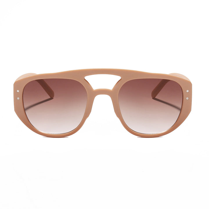 Women's oversized sunglasses with modern, textured frame Bowlift