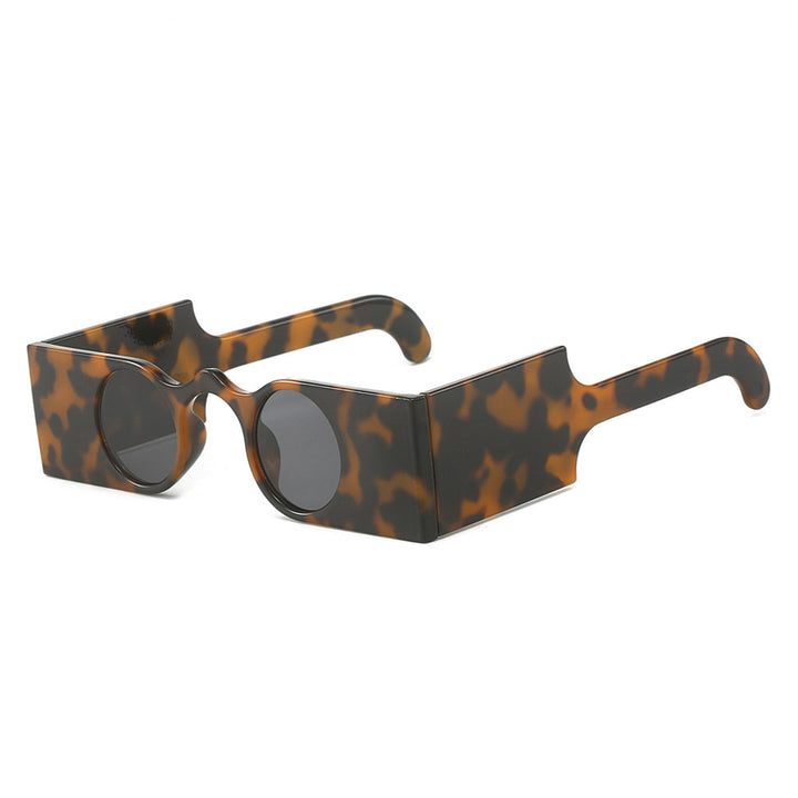Avant-Garde Angular Frame Sunglasses Bowlift