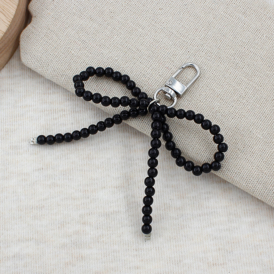 Elegant Pearl Bow Keychain Bowlift
