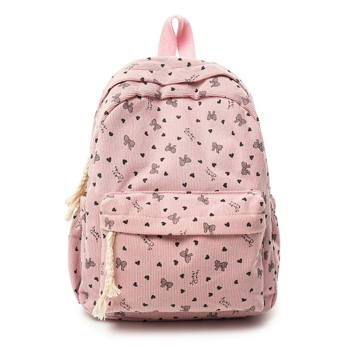 Textured Corduroy Everyday Backpack Bowlift
