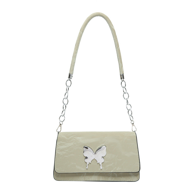 WoChic Designer Handbag with Butterfly Accent Bowlift