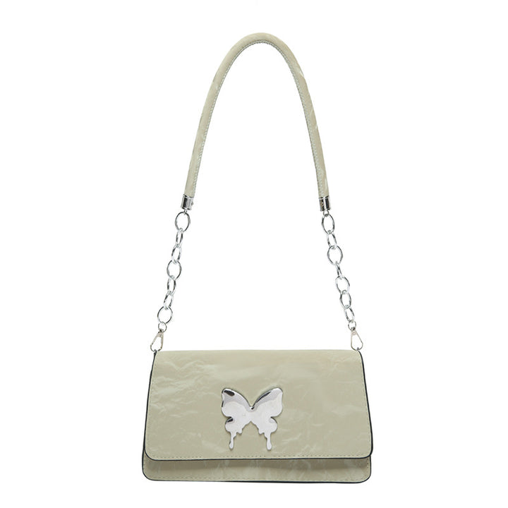 WoChic Designer Handbag with Butterfly Accent Bowlift