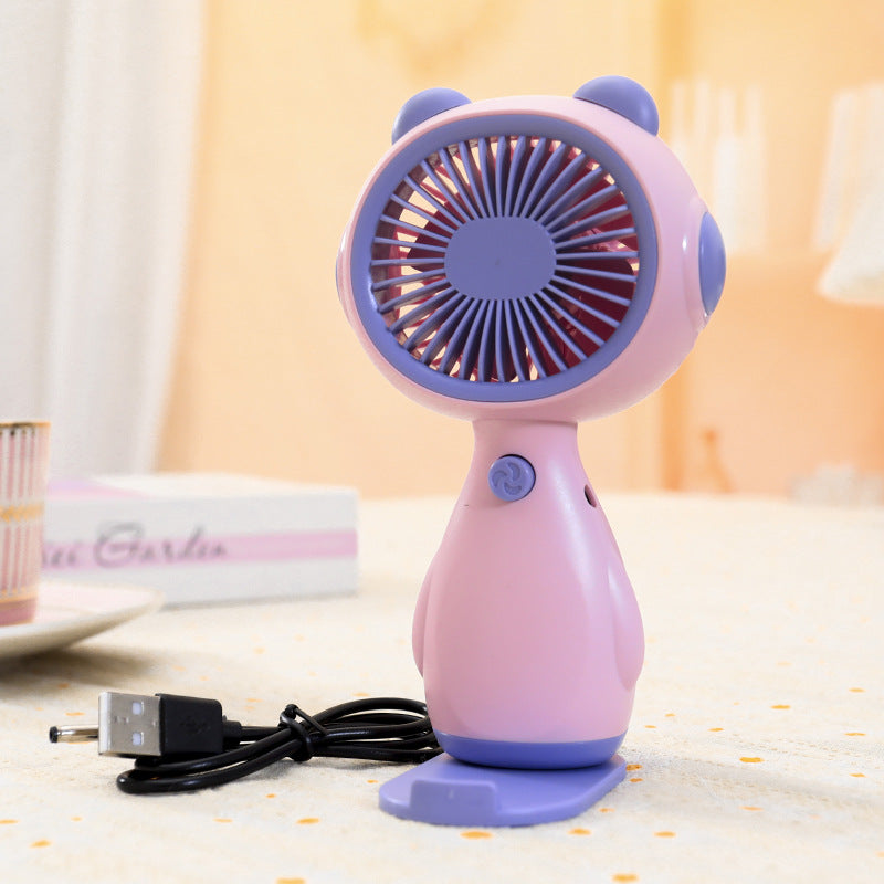 Women's portable mini fan in cute animal design Bowlift