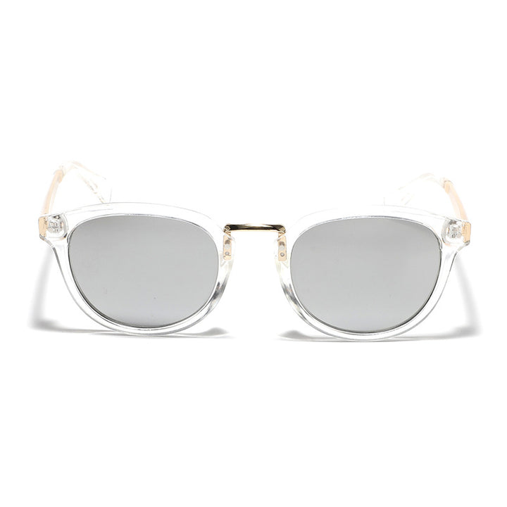 Women's fashion sunglasses with colorful, mirrored lenses and an elegant frame Bowlift