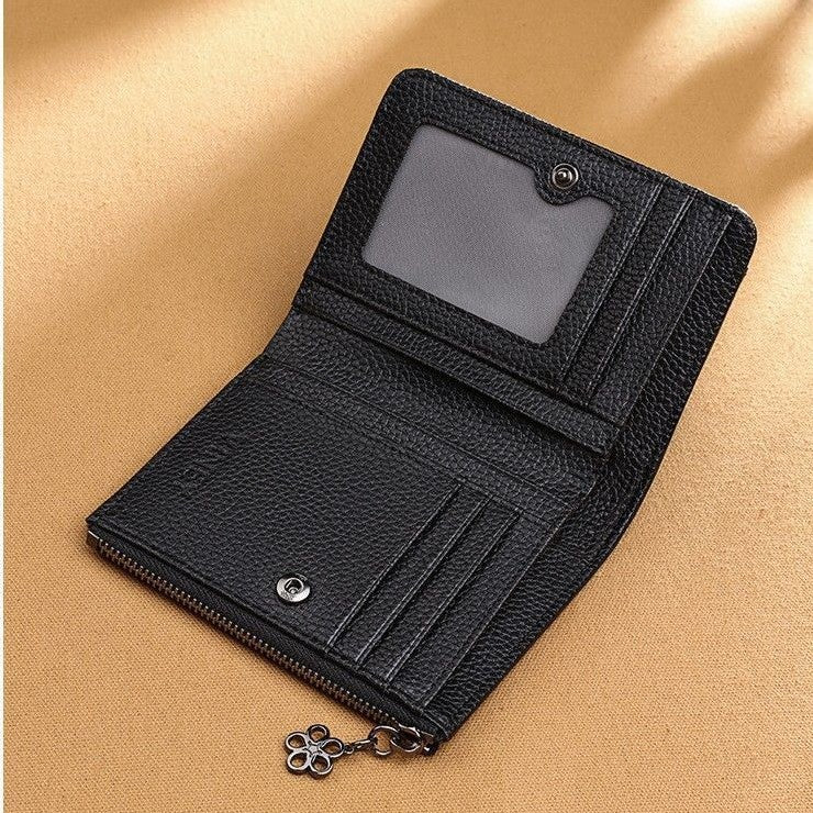 Elegant Compact Zip Around Wallet Bowlift