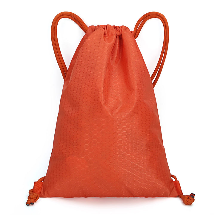 Honeycomb Texture Drawstring Backpack Bowlift