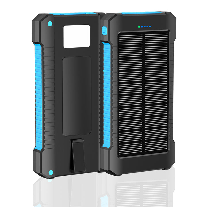 Robust Solar Power Bank with Integrated LED Light Bowlift