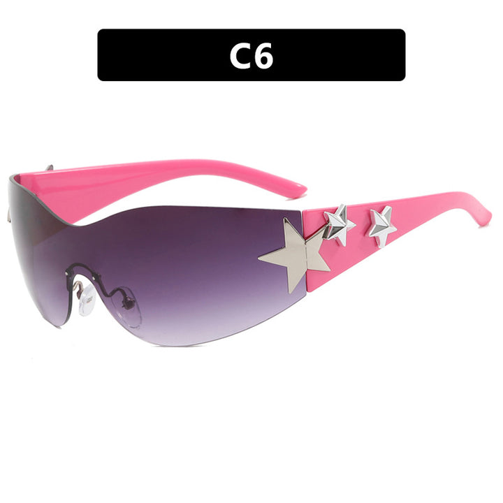 Women's trendy sunglasses with unique star design Bowlift