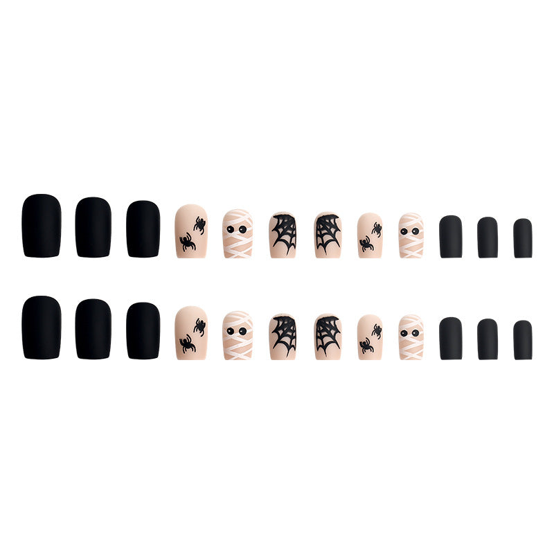 Artificial nail set with unique patterns Bowlift