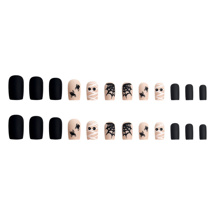 Artificial nail set with unique patterns Bowlift