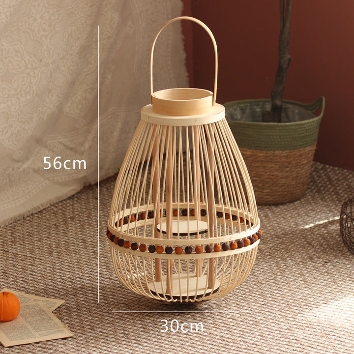 Handcrafted lantern made from natural materials Bowlift