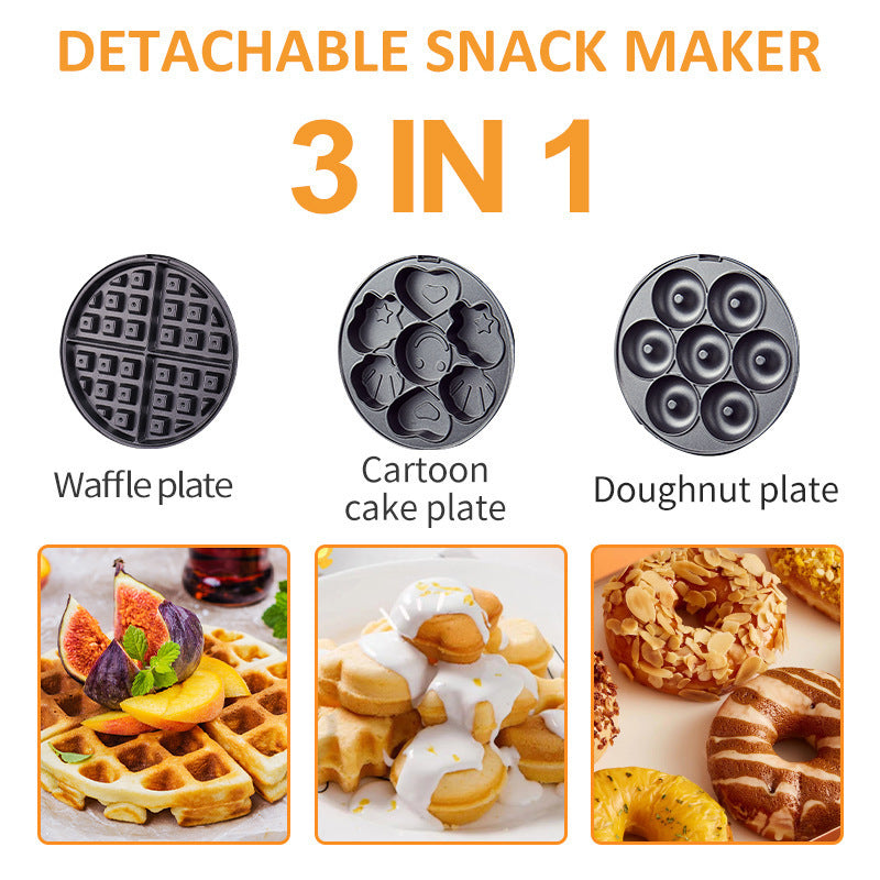 Multifunctional Mini Waffle Maker Bowlift