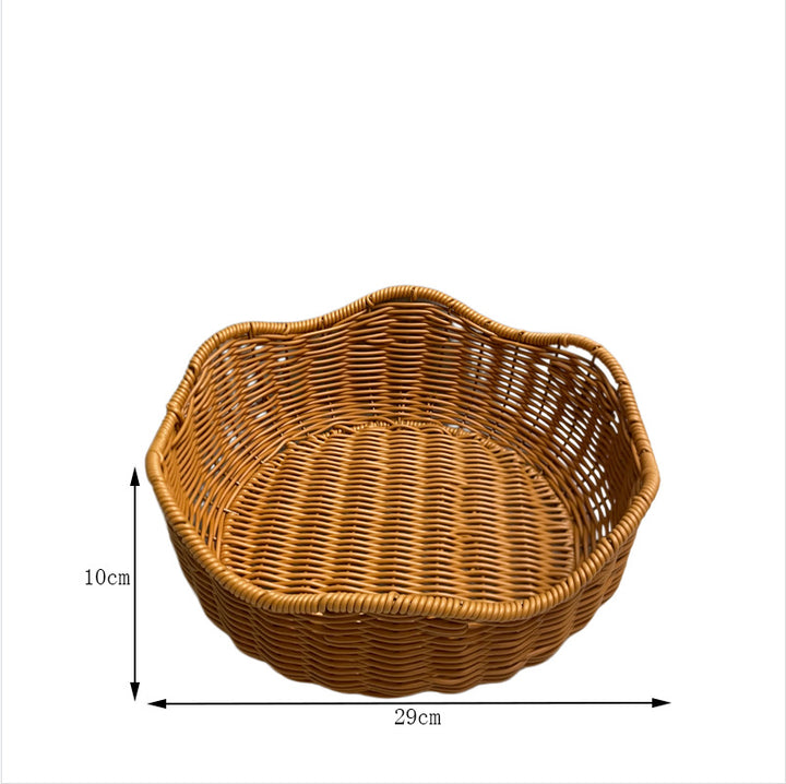 Decorative Woven Serving Basket Bowlift