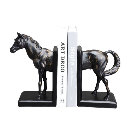 Artistic Horse Figurine Bookends
