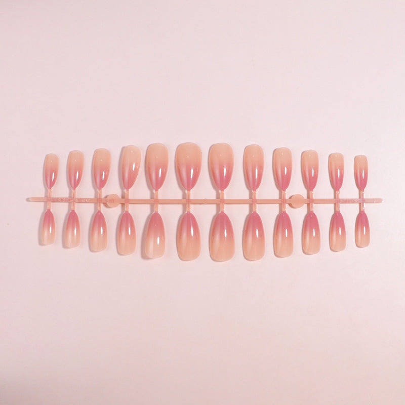 Gradient Ombre Stiletto Press-On Nails Bowlift