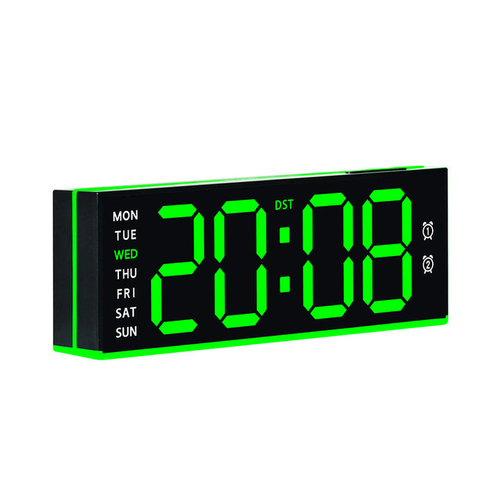 Digital alarm clock with large LED display and dual alarm function Bowlift