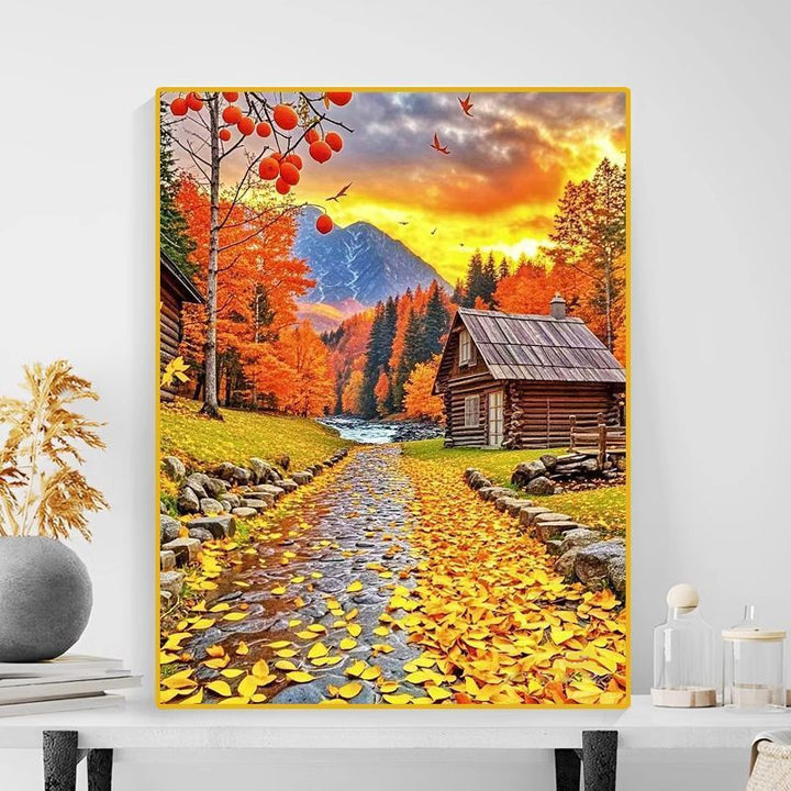 Autumn Landscape Canvas Art Print Bowlift