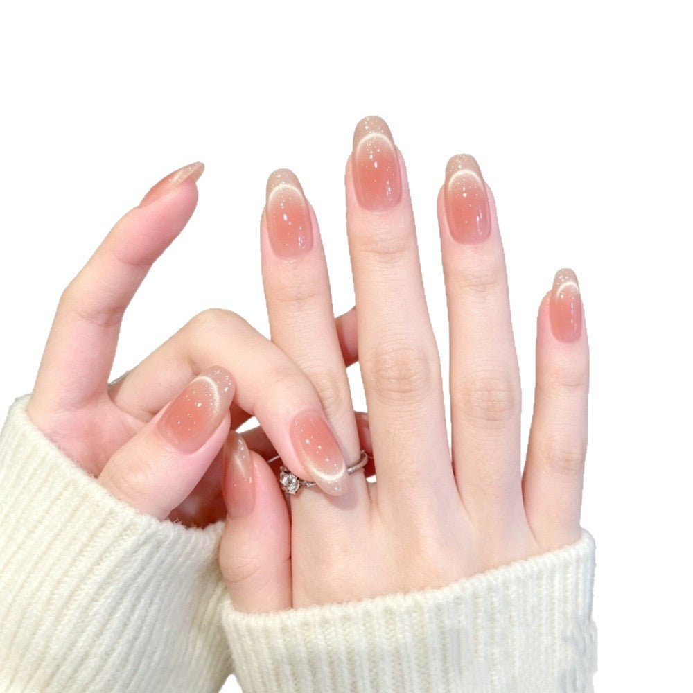 Natural Glossy Press-On Nails Bowlift 1787395064