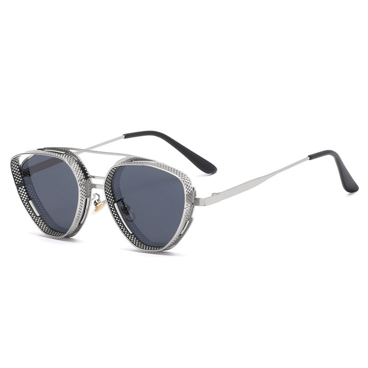 Ladies extravagant sunglasses in modern polygon design Bowlift