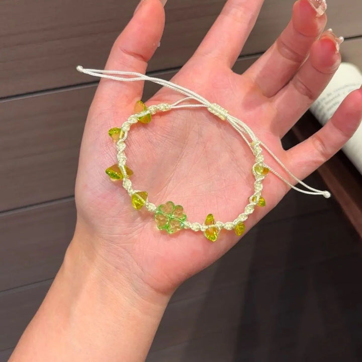 Handmade Floral Charm Bracelet Bowlift