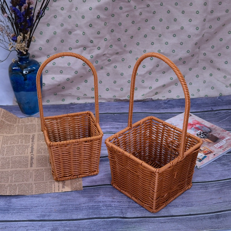Women handmade basket-like storage basket Bowlift