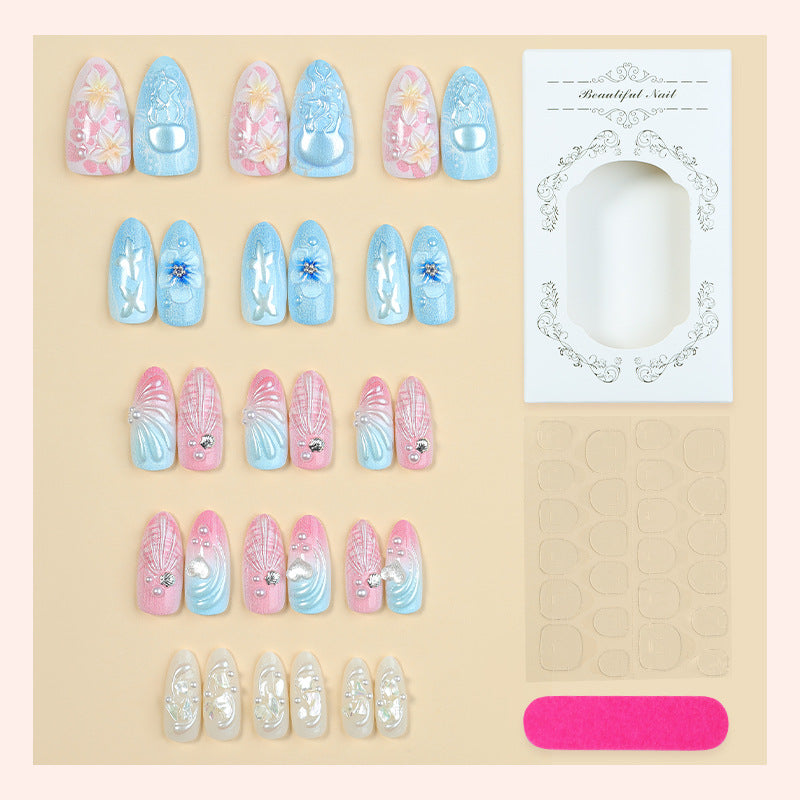 Fantasy-Themed Press-On Nail Art Collection Bowlift